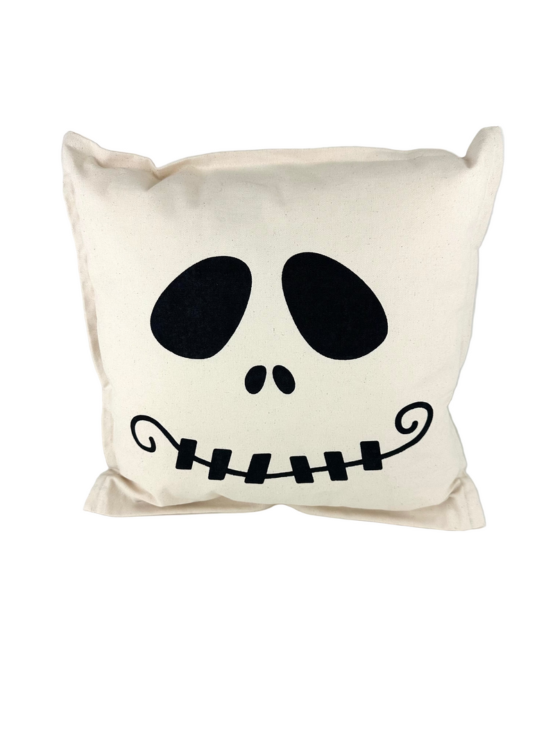 Spooky Face Canvas Pillows