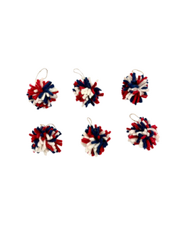 Patriotic Burst Ornaments
