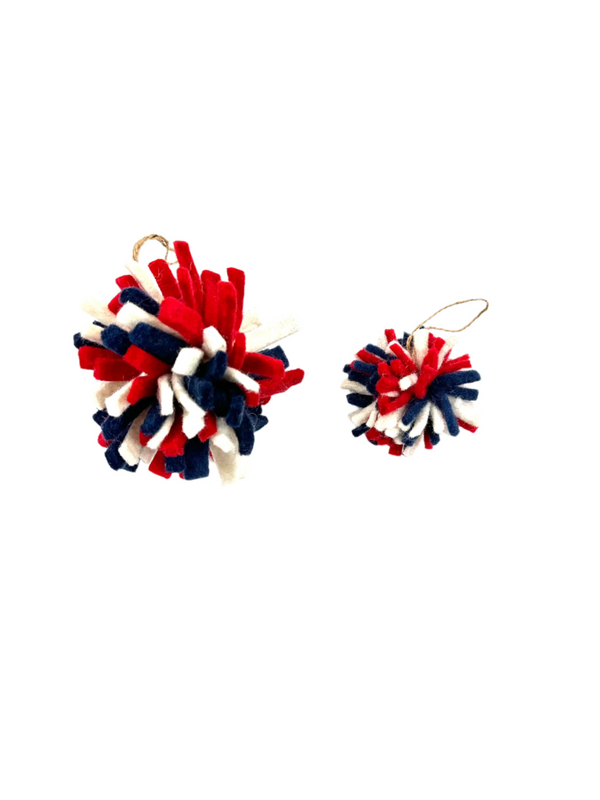 Patriotic Burst Ornaments