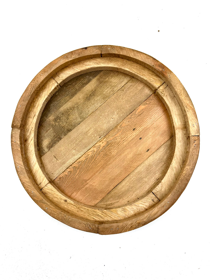Round Wood Tray