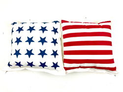 Stars and Stripes Canvas Pillows