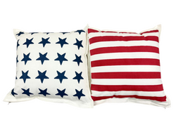 Stars and Stripes Canvas Pillows