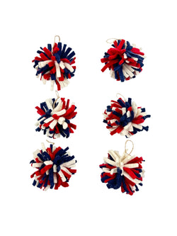 Patriotic Burst Ornaments