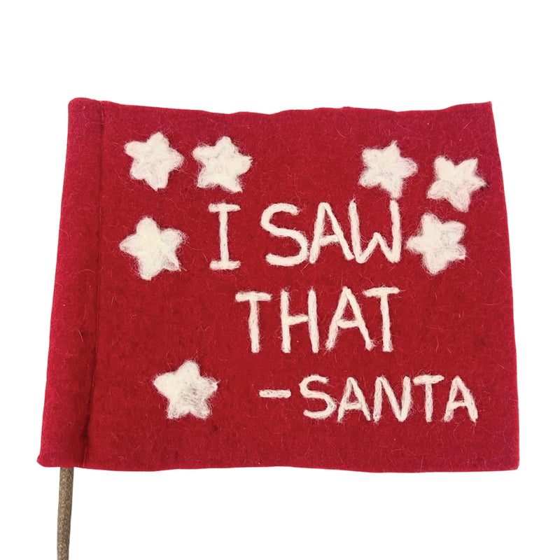 I Saw That Felt Flag