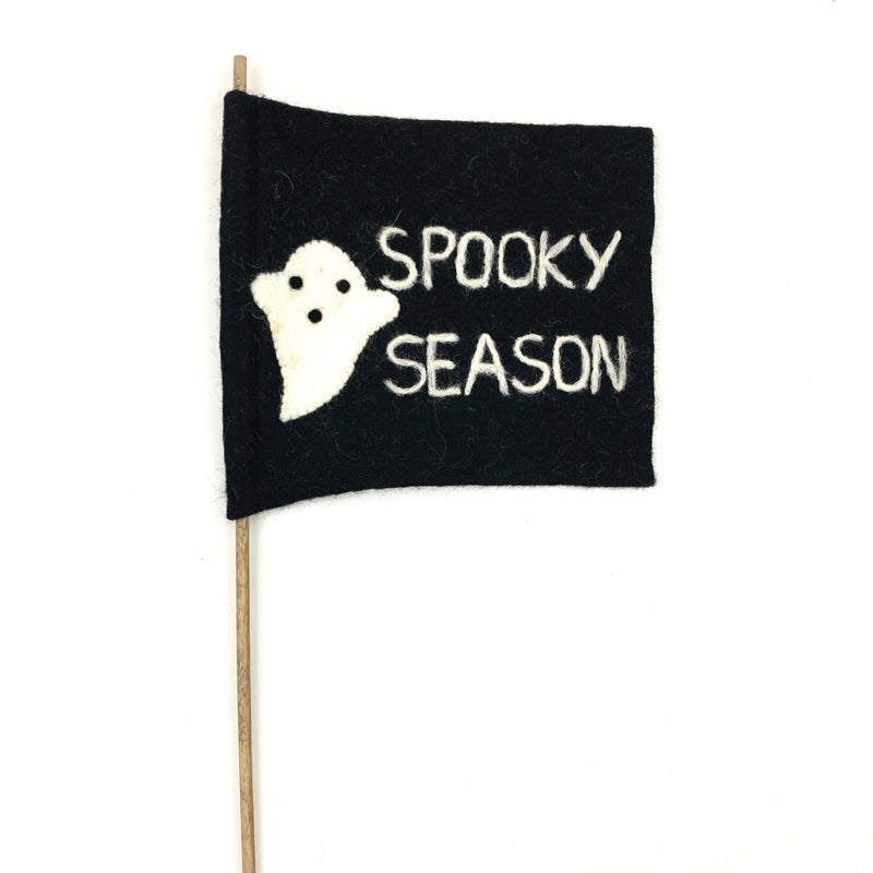 Spooky Season Felt Flag