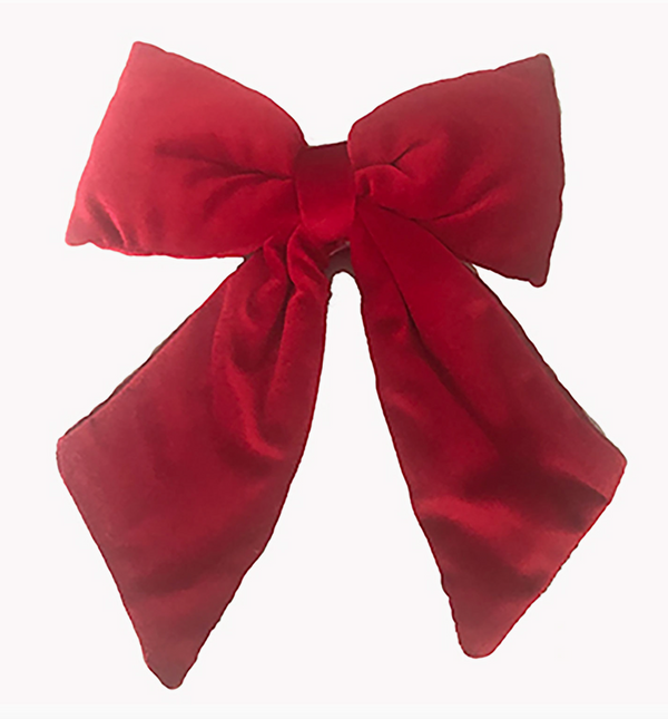 Red Puffy Bow Ornament