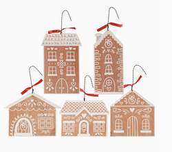 Gingerbread House Set of 5