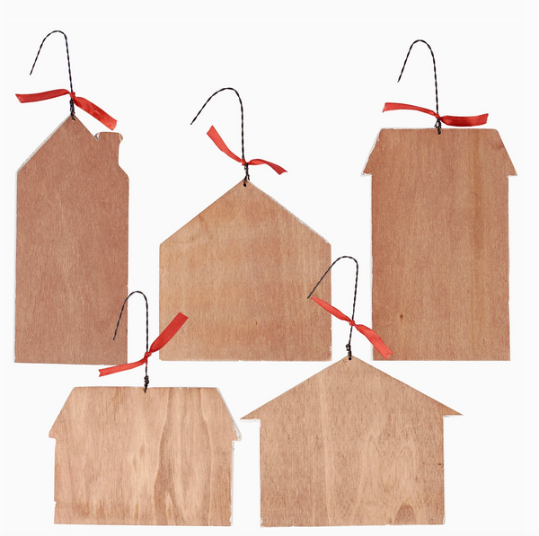 Gingerbread House Set of 5