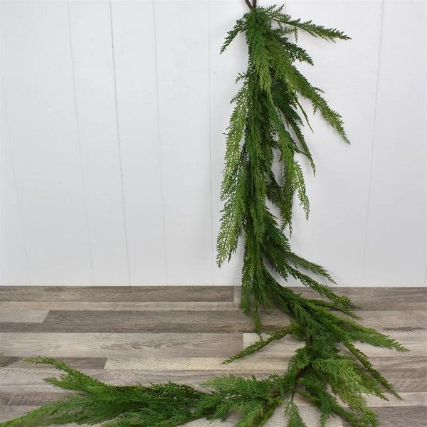 72" Real Touch Cedar Garland