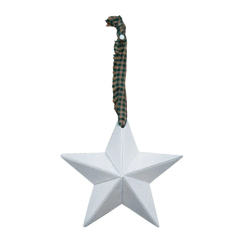 White Metal Star Ornament