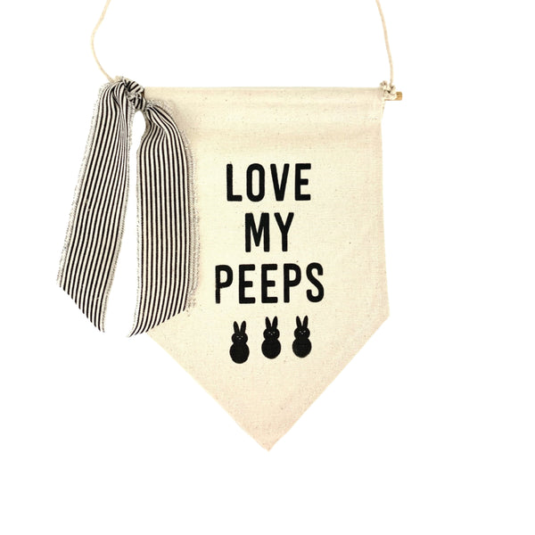 *CLOSEOUT* Love My Peeps <br>Pennant