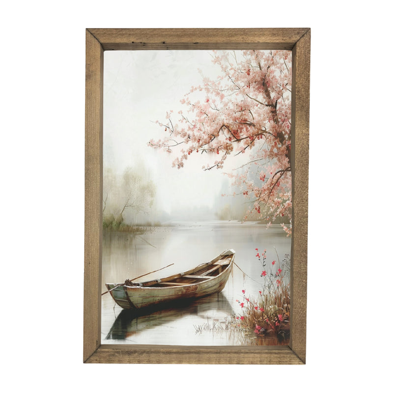 Springtime Rowboat <br>Framed Art