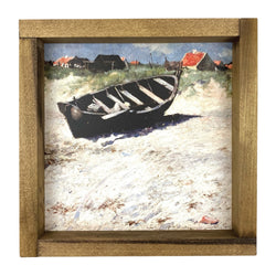 Boat at South Beach <br>Framed Art