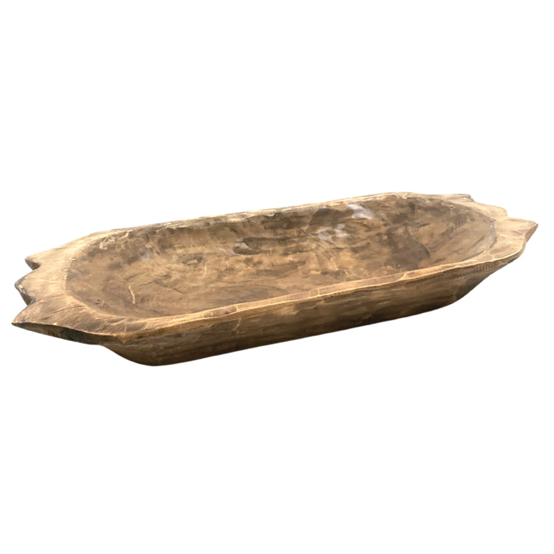 Carved Wood Tochi Bowl