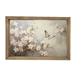 Butterfly in Flowers 2 <br>Framed Art