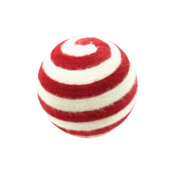 Peppermint Stripe Felt Ornament