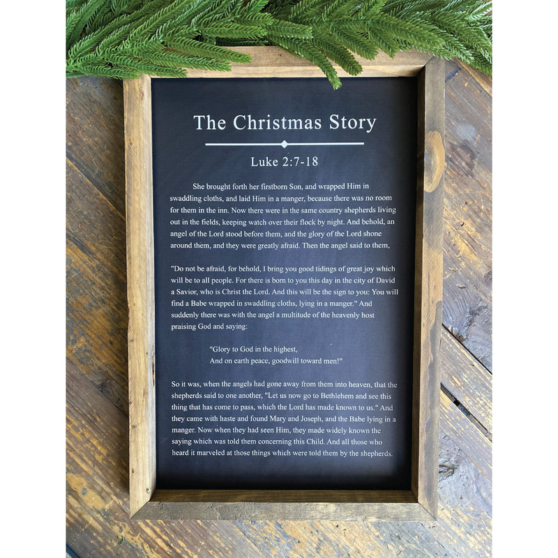 The Christmas Story <br>Framed Print