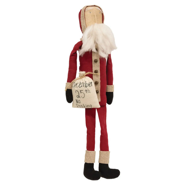 No Peeking Santa Doll