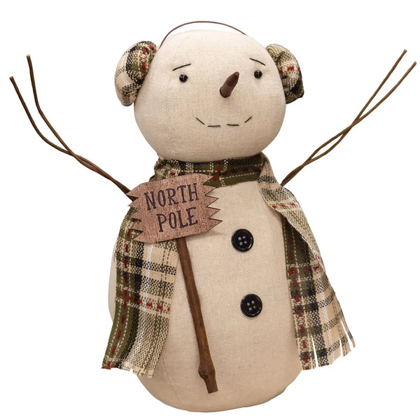 North Pole Snowman Doll