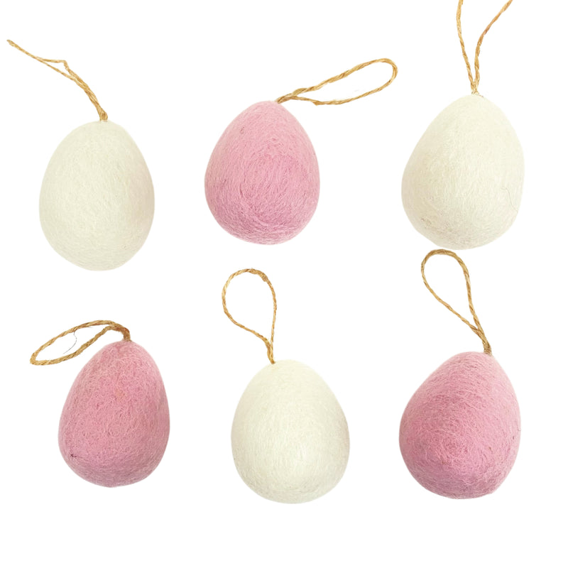 Felt Egg Ornaments