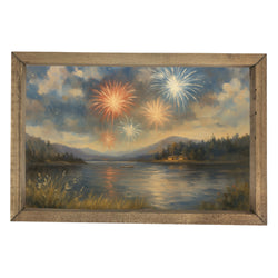 Fireworks <br>Framed Art