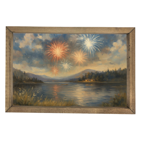 Fireworks <br>Framed Art