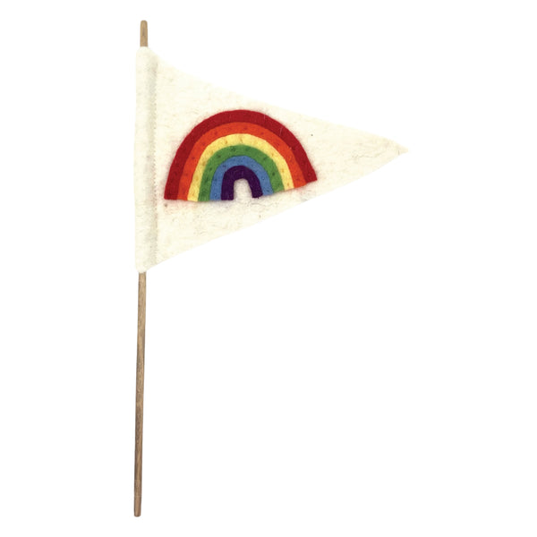 Rainbow Felt Flag