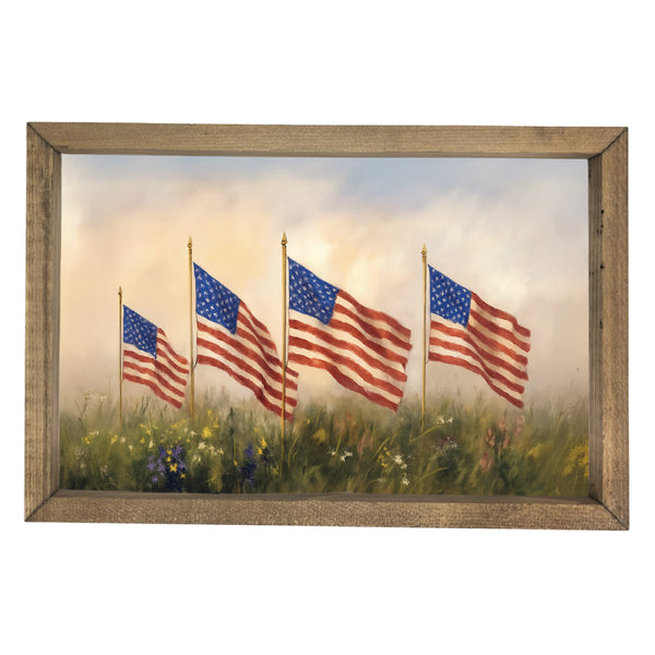 Four Flags <br>Framed Art