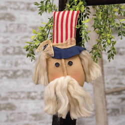 Uncle Sam Head Ornament