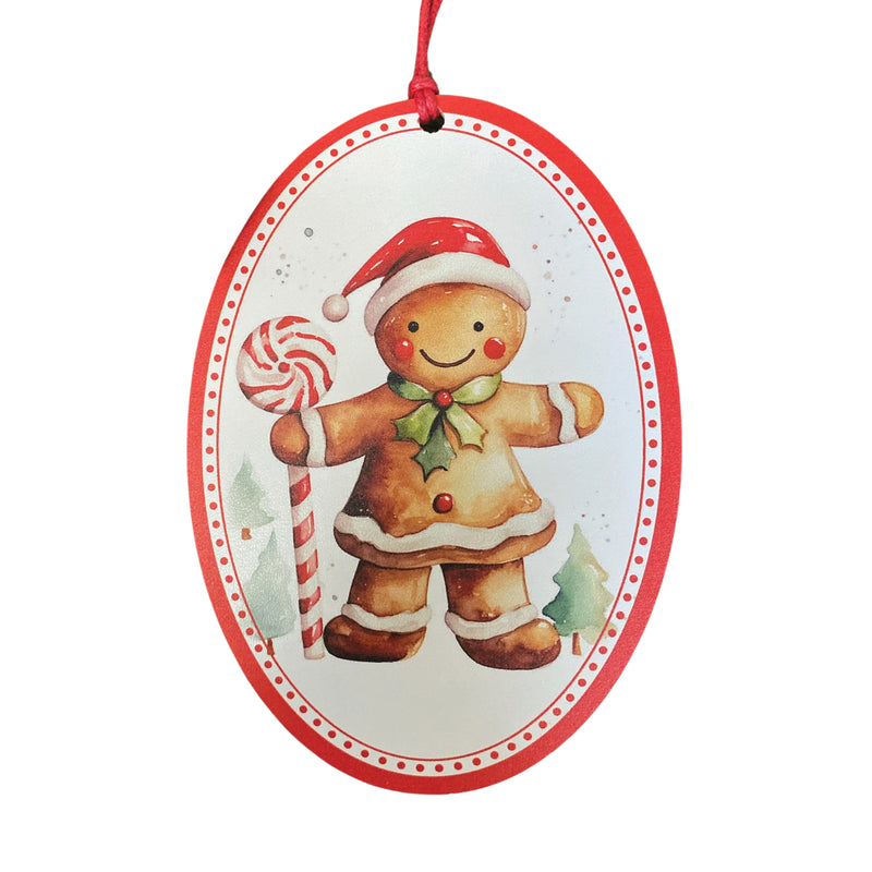 Gingerbread Santa Ornament