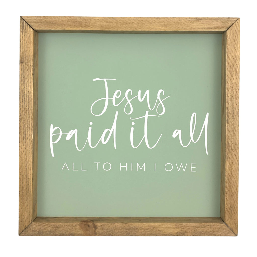 Jesus paid it all - Gospel Music Lyrics Home, image size:1024x1024
