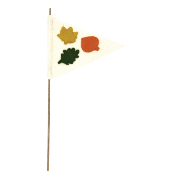 Leaf Felt Flag