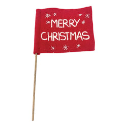 Merry Christmas Felt Flag