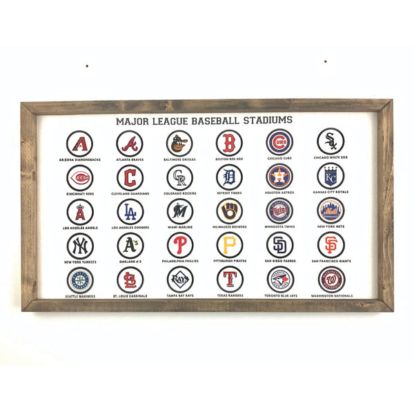 MLB Round Icon Pinboard