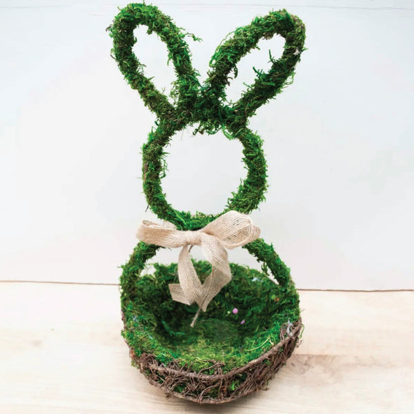 Moss Bunny Basket