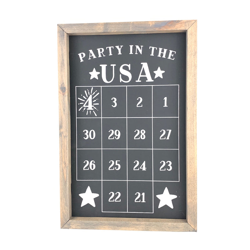 *CLOSEOUT* Party in the USA <br>Fourth of July Number Countdown