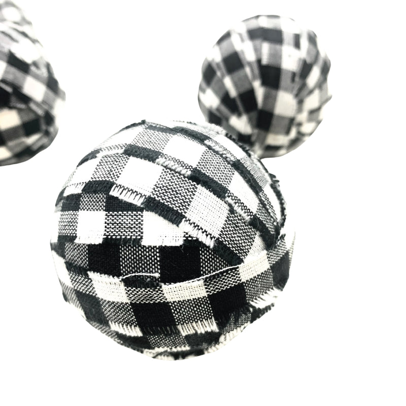 Buffalo Check Rag Balls