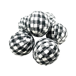 Buffalo Check Rag Balls