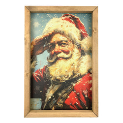 Santa Salute <br>Framed Print