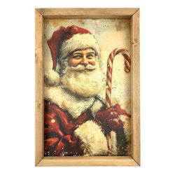 Smiling Santa <br>Framed Print