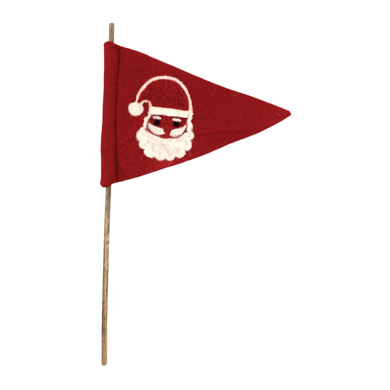 Santa Felt Flag