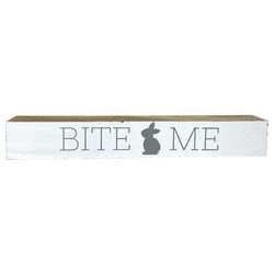 *CLOSEOUT* Bite Me <br>Shelf Saying