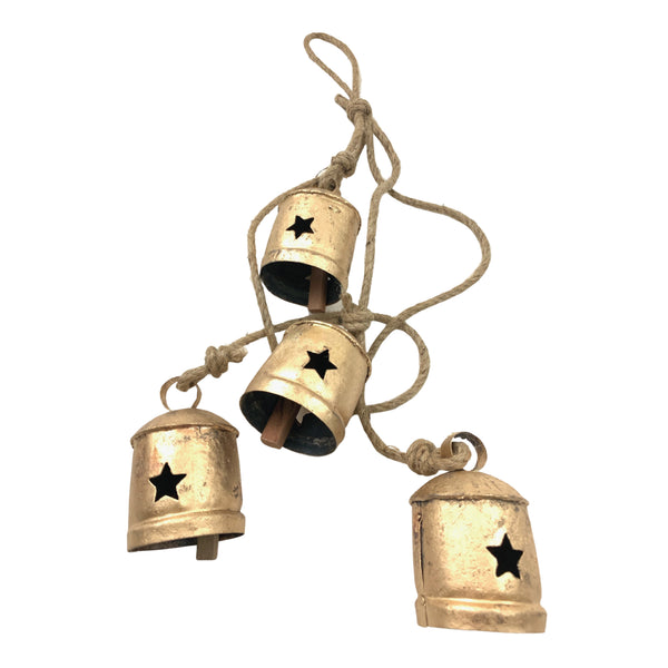 Golden Silvery Cross Opening Small Bells Iron Metal Bells - Temu