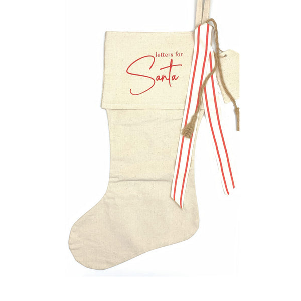 *SALE!* Letters for Santa Script <br>Holiday Stocking