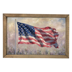 Waving Flag <br>Framed Art