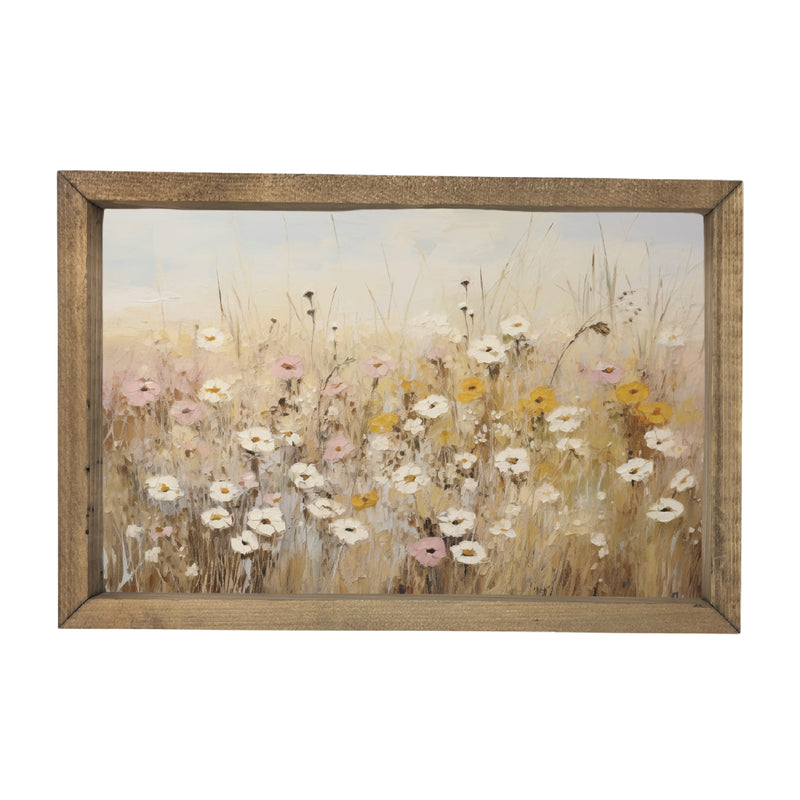 Wildflower Field <br>Framed Art