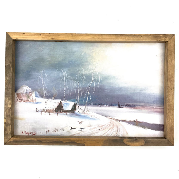 Winter in Moscow <br>Framed Art