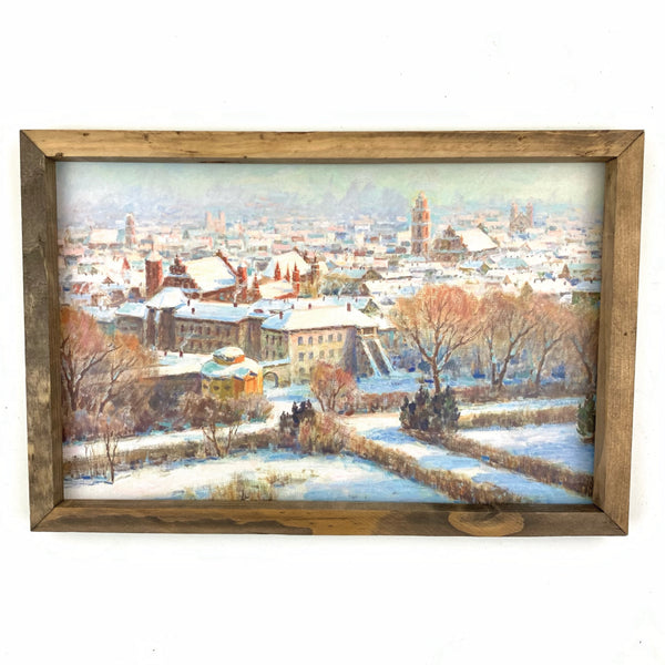 Vilnius in Winter <br>Framed Art