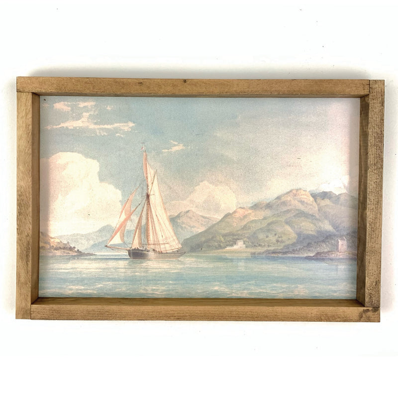 Vintage Sailboat <br>Framed Art