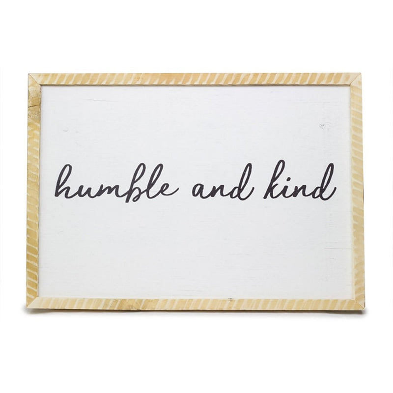 Humble and Kind <br>Framed Saying